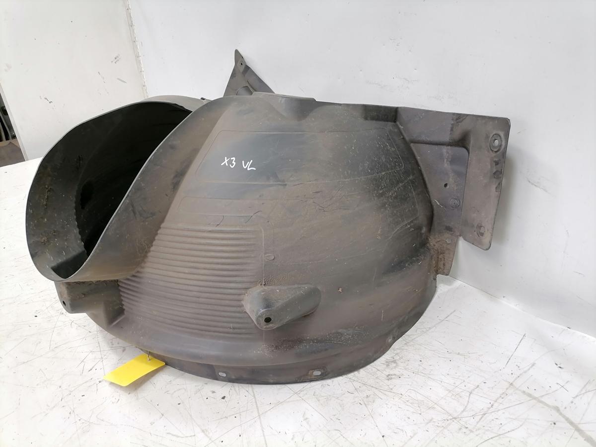 BMW X3 original Radhausschale vorne links schwarz Bj.2008